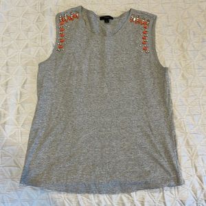 J Crew jeweled tank
